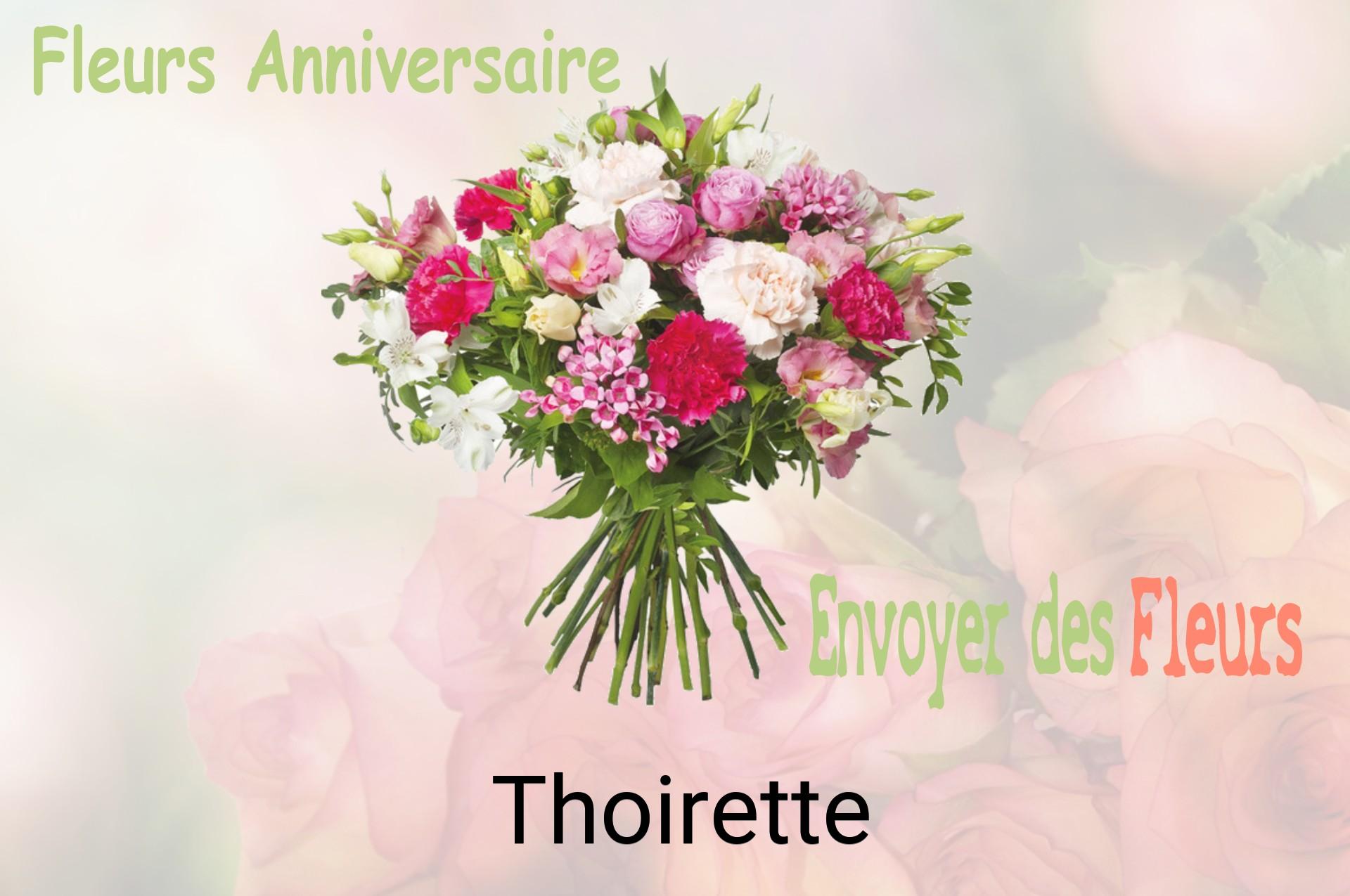 Bouquet de fleurs d’anniversaire livré à Thoirette